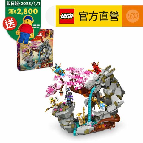 LEGO 樂高 旋風忍者系列 71819 龍石神殿(建築模型 忍者玩具)