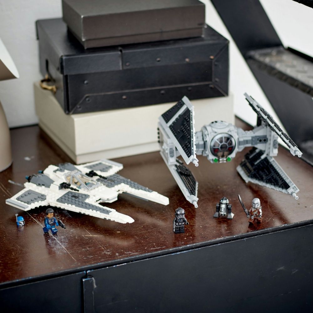 LEGO 樂高  星際大戰系列 75348 Mandalorian Fang Fighter vs TIE Interceptor(星戰戰機 曼達洛人 Star Wars)