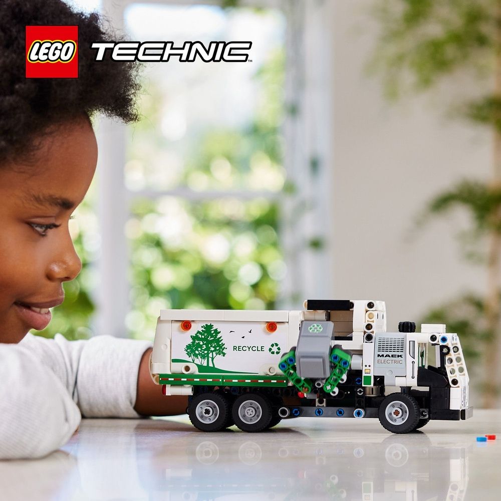 LEGO 樂高  科技系列 42167 Mack LR Electric Garbage Truck(麥克貨車 垃圾車積木)