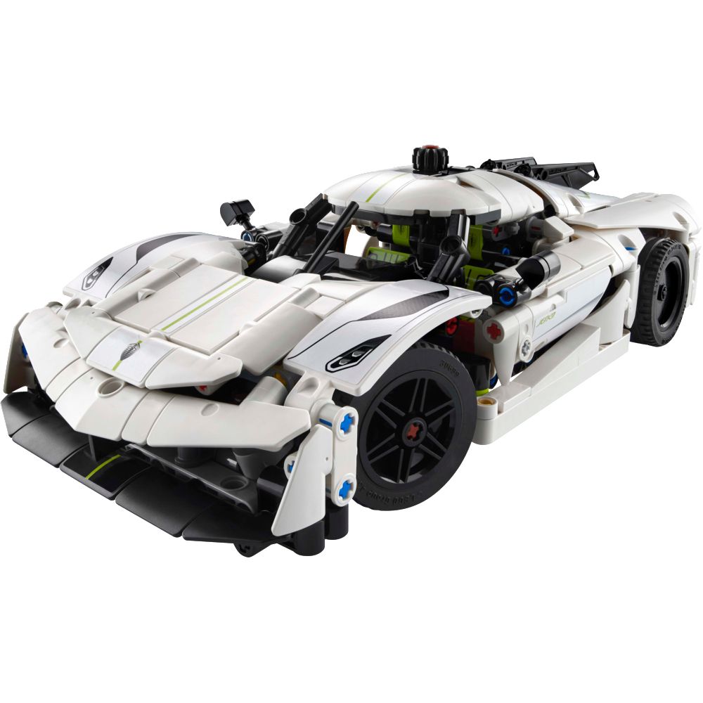 LEGO 樂高 科技系列 42184 Koenigsegg Jesko Absolut 白色極致超跑(PChome線上獨家 賽車模型)