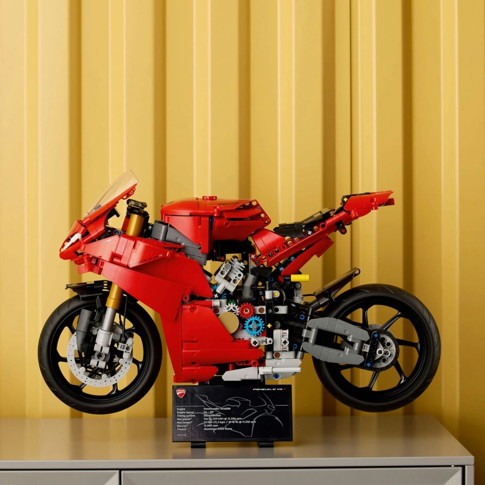 LEGO 樂高 科技系列 42202 Ducati Panigale V4 S Motorcycle(杜卡迪 摩托車 交通工具玩具 兒童玩具)