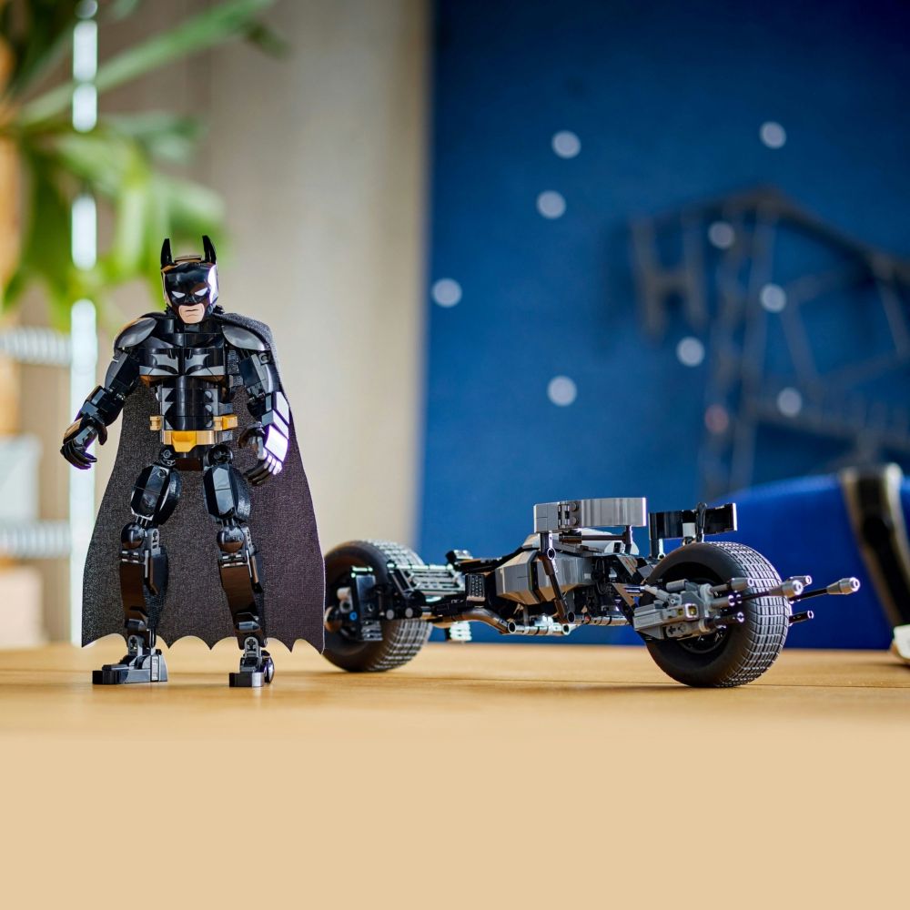 LEGO 樂高  DC超級英雄系列 76273 蝙蝠俠拼砌玩偶和蝙蝠機車(Batman Construction Figure and the Bat-Pod Bike 蝙蝠俠玩具)