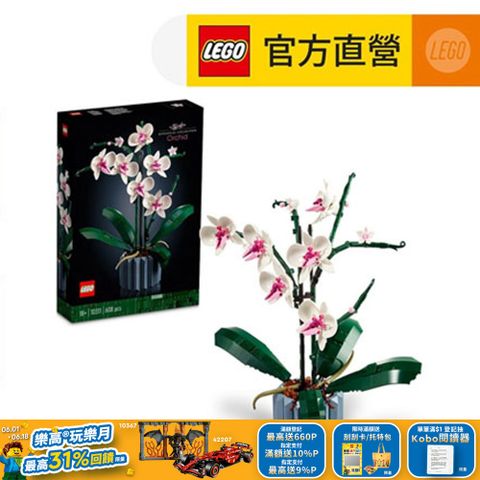 LEGO 樂高 Icons 10311 蘭花(居家擺設 植栽)