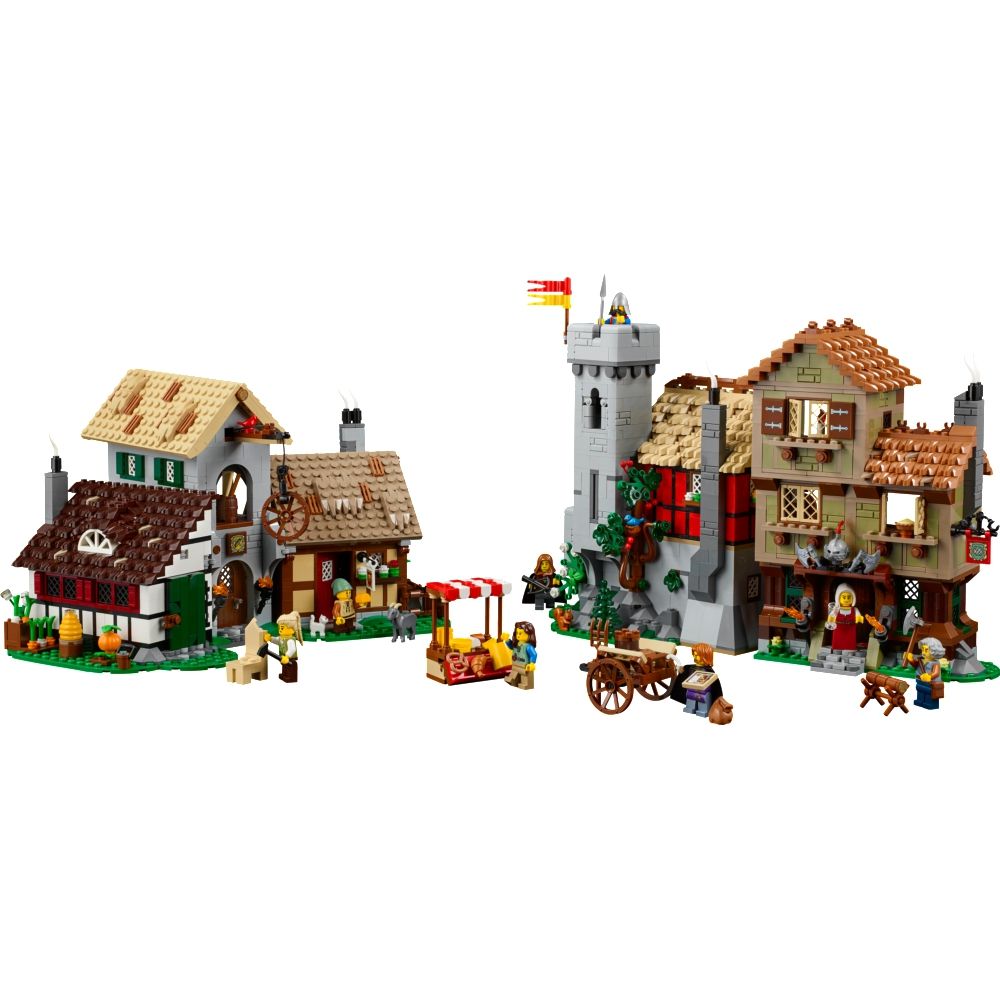 LEGO 樂高  Icons 10332 中世紀城市廣場(費爾薩村 建築模型)
