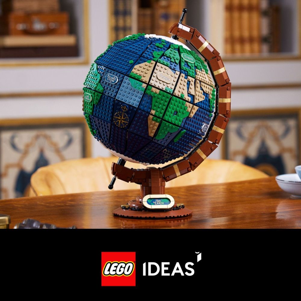 LEGO 樂高  Ideas 21332 地球儀(模型 立體地球儀)