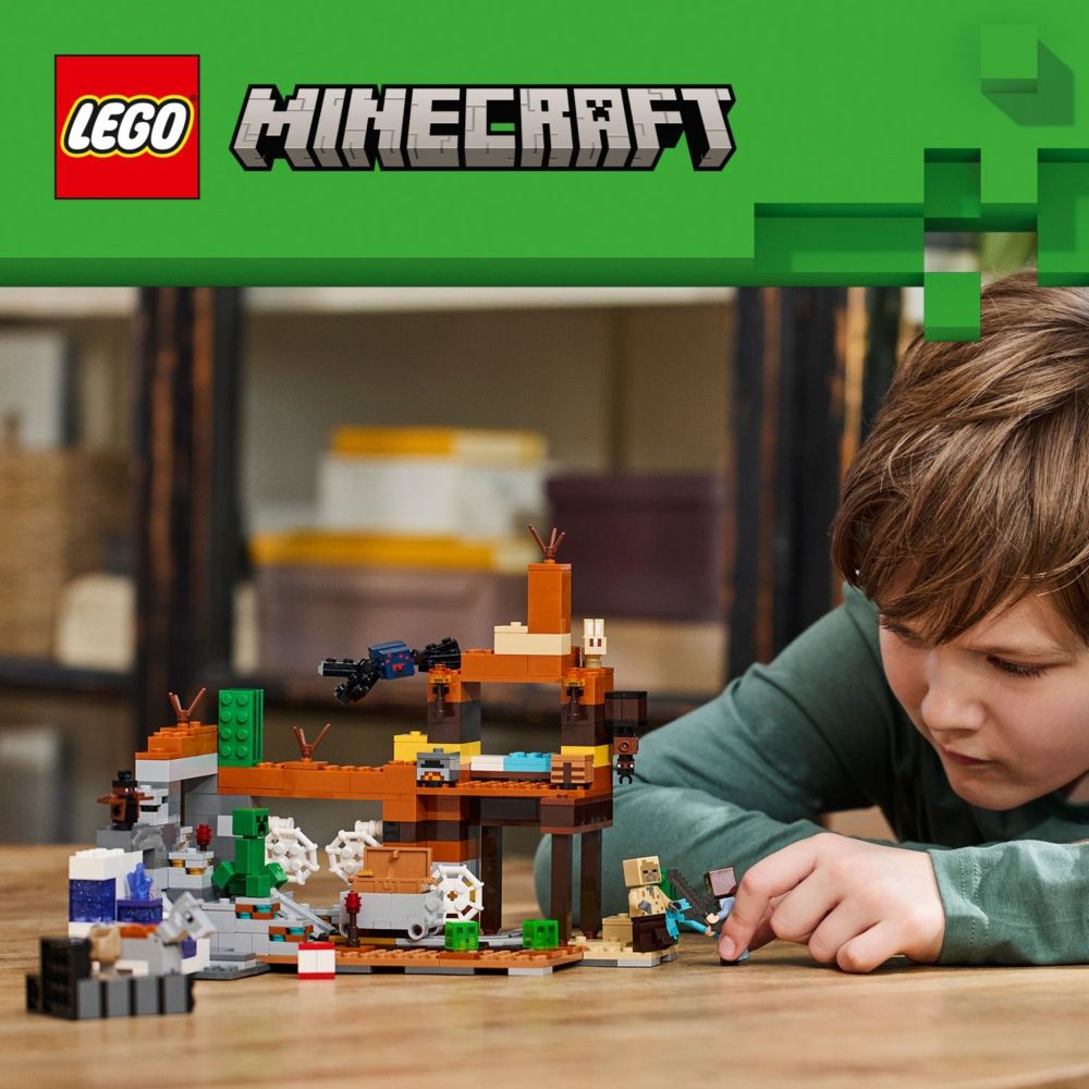 LEGO 樂高  Minecraft 21263 破碎裂谷礦洞(The Badlands Mineshaft 電玩主題玩具)