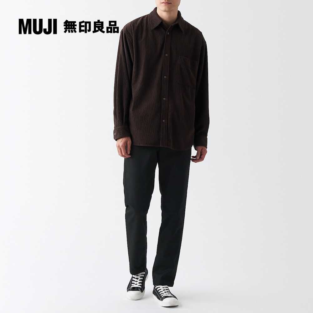 MUJI 無印良品 男有機棉混彈性綾織合身褲(共6色)