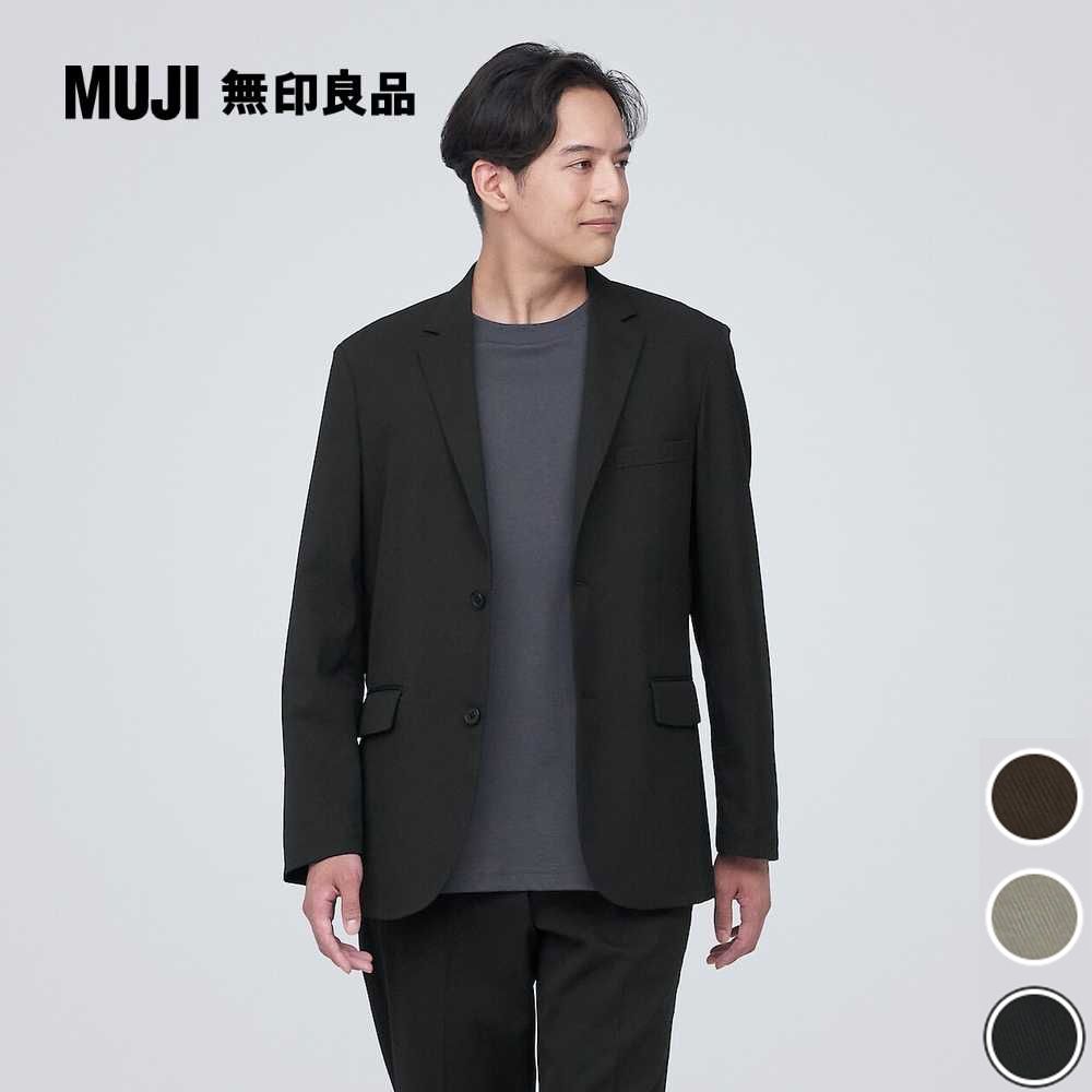 MUJI 無印良品 男撥水加工彈性聚酯纖維外套(共3色)