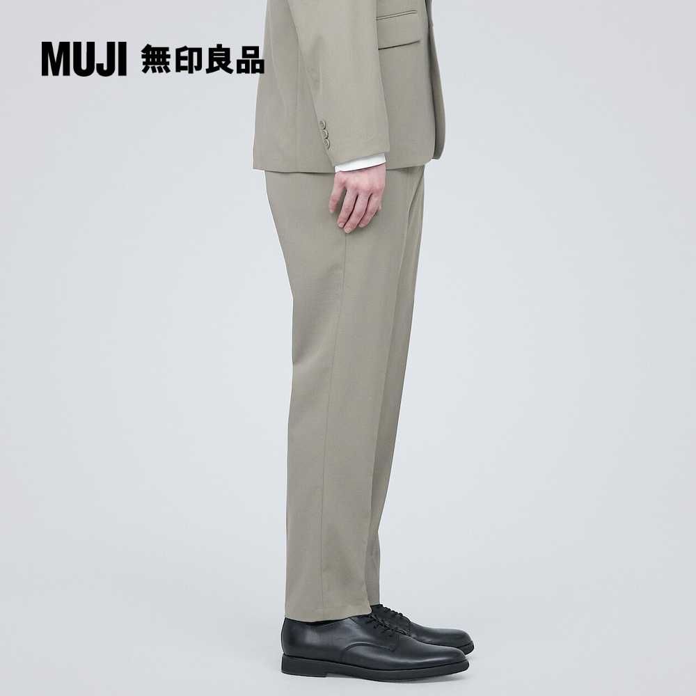 MUJI 無印良品 男撥水加工聚酯纖維彈性無打褶褲(共3色)