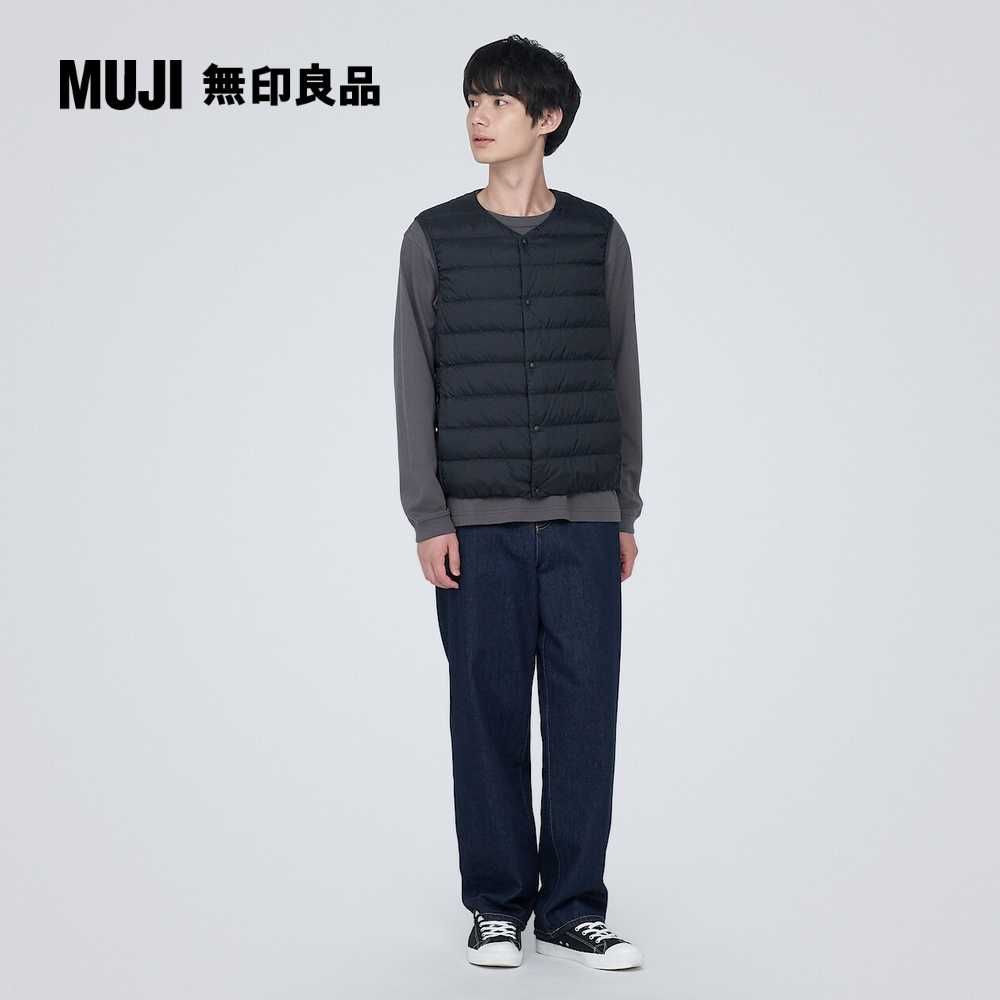 MUJI 無印良品 男輕量羽絨抗靜電內裏無領背心(共4色)