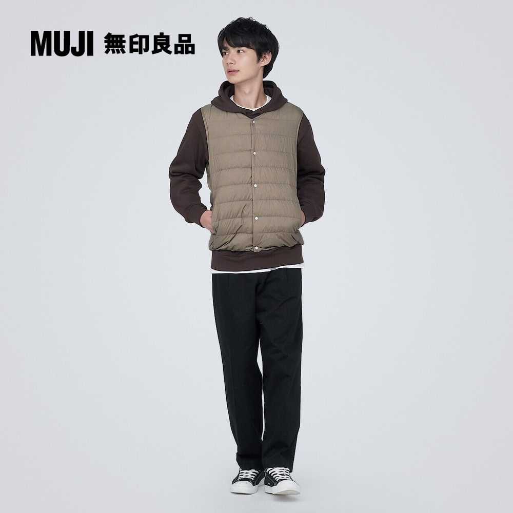 MUJI 無印良品 男輕量羽絨抗靜電內裏無領背心(共4色)