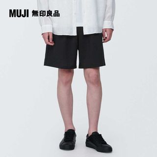 男聚酯纖維透氣短褲【MUJI 無印良品】