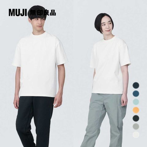 MUJI 無印良品 抗UV吸汗速乾聚酯纖維短袖T恤