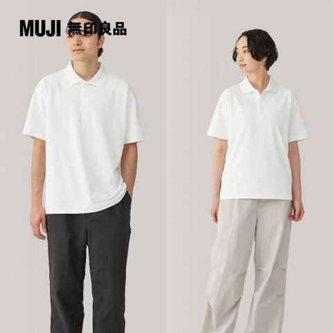 MUJI 無印良品 男抗UV速乾POLO衫