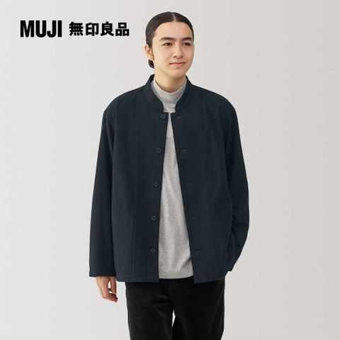 MUJI 無印良品 男雙面起毛法蘭絨襯衫式外套