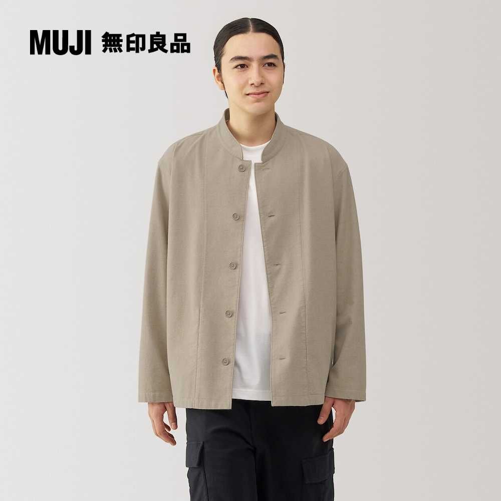 MUJI 無印良品 男雙面起毛法蘭絨襯衫式外套