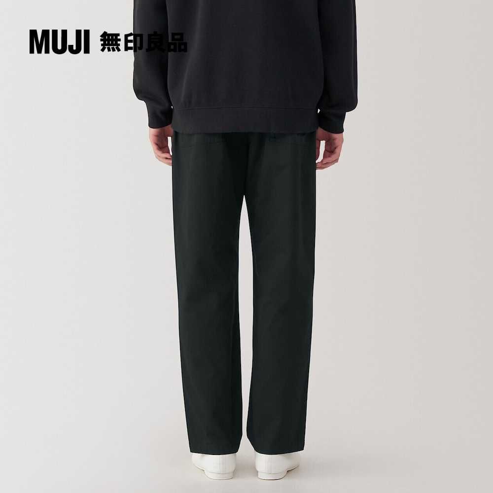 MUJI 無印良品 男水洗棉舒適長褲