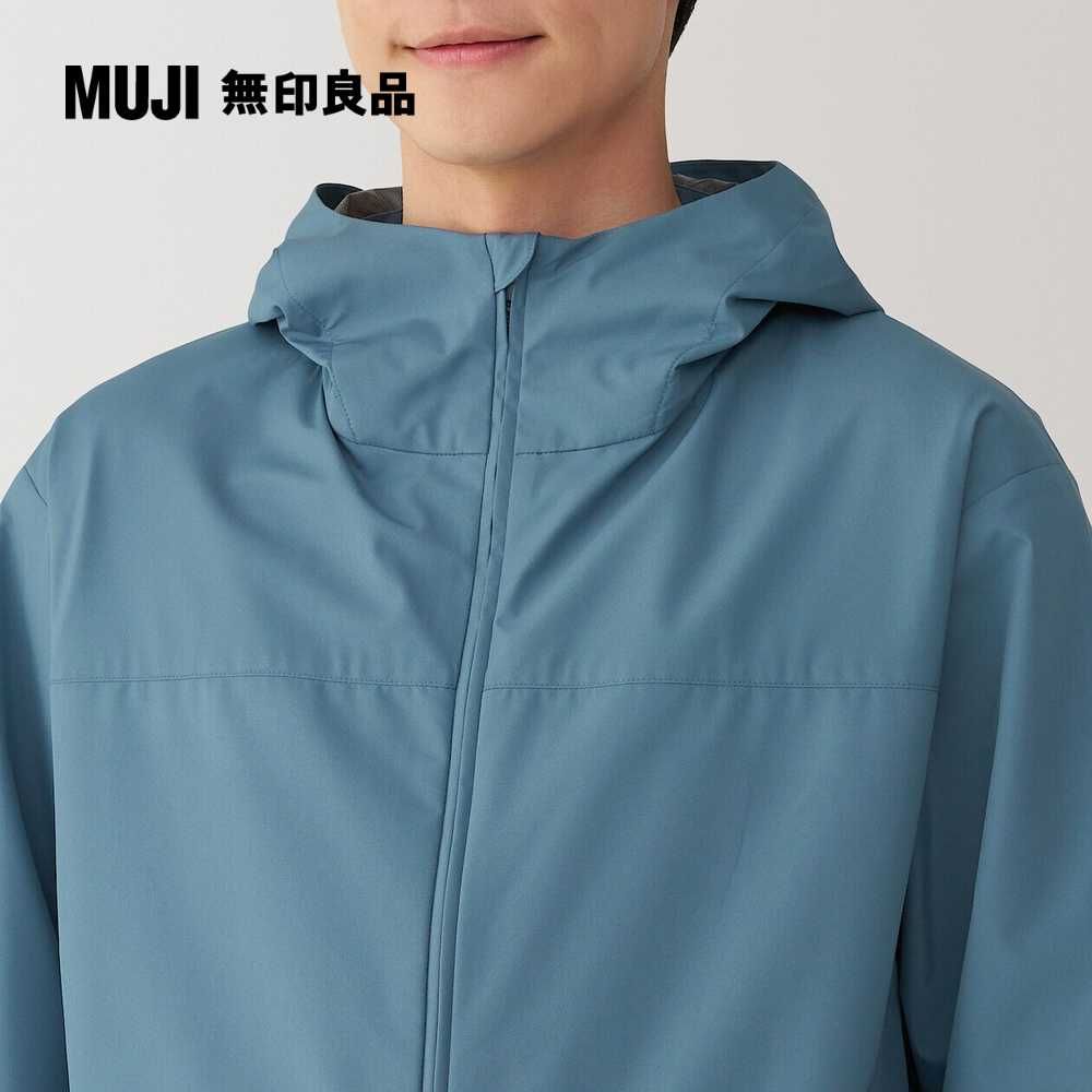 MUJI 無印良品 男撥水加工連帽外套