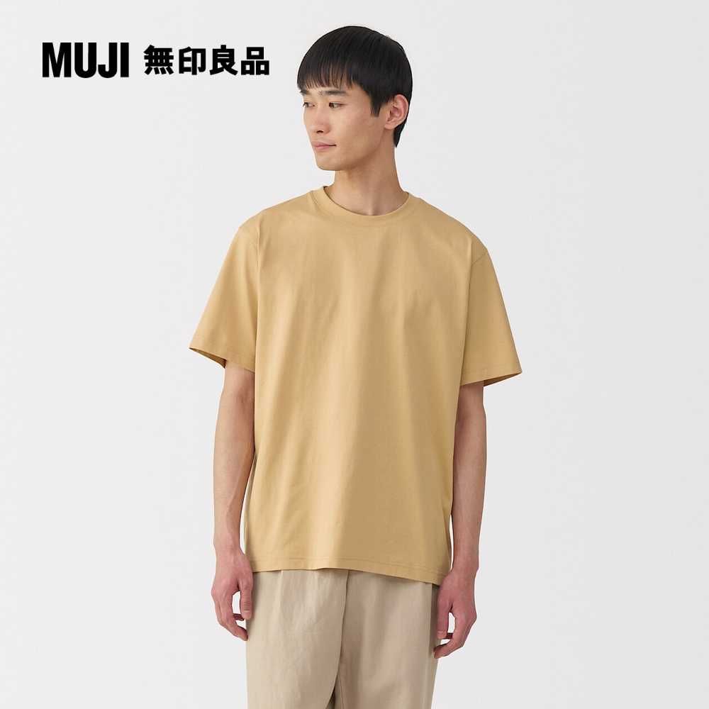 MUJI 無印良品 男天竺圓領短袖T恤
