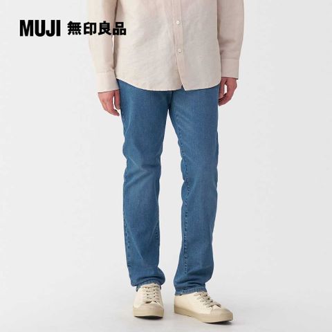 男彈性丹寧合身褲