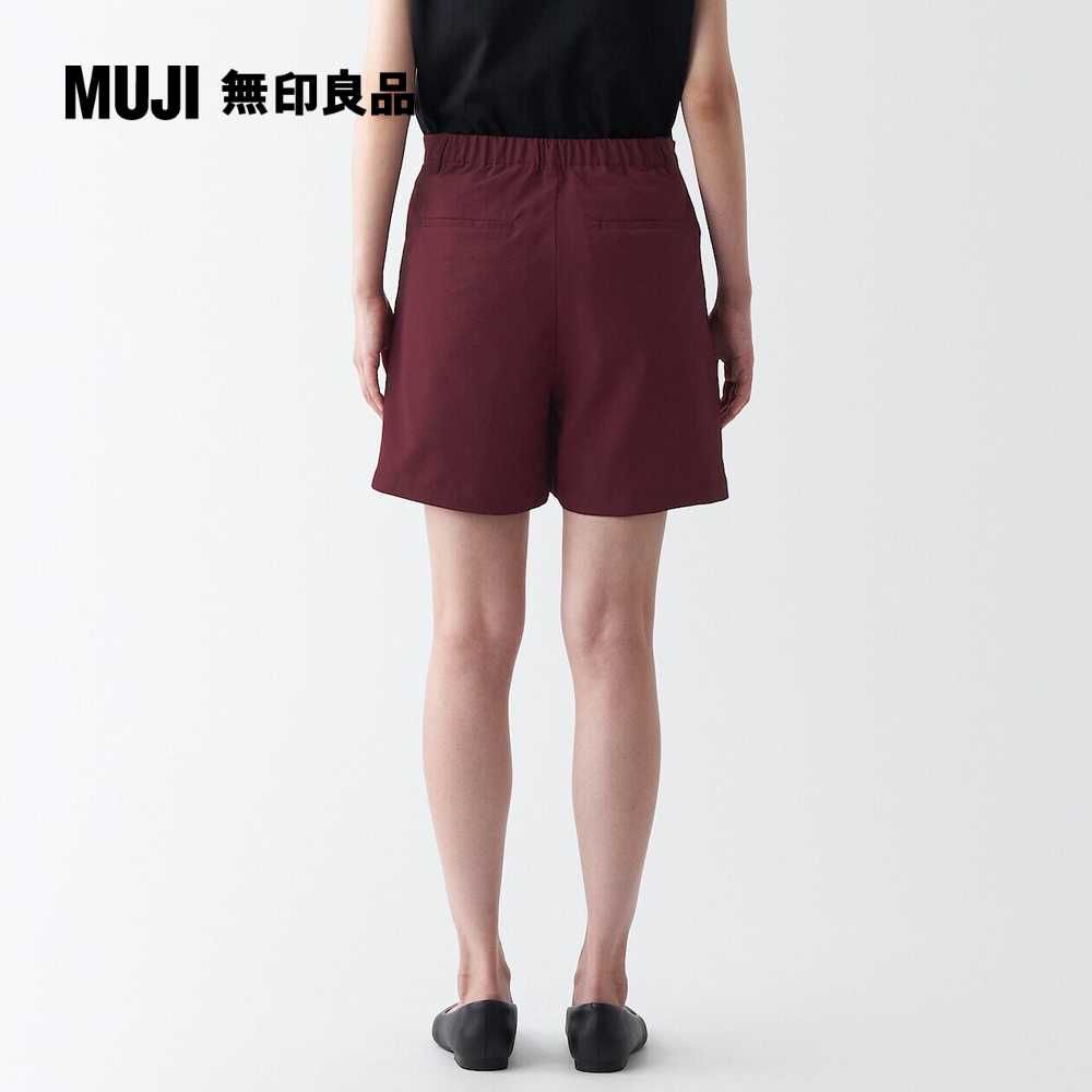 MUJI 無印良品 女聚酯纖維彈性透氣泡泡紗短褲(共4色)