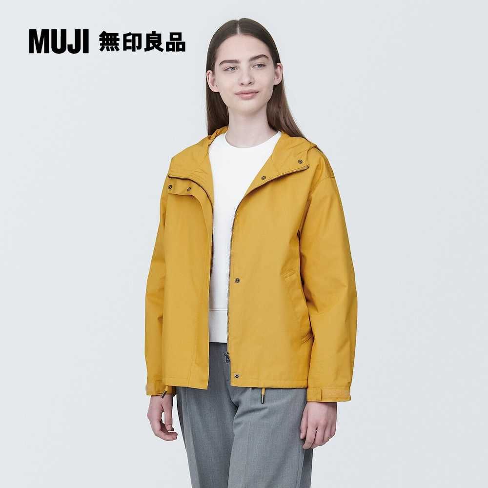 MUJI 無印良品 女混撥水加工連帽外套(共5色)