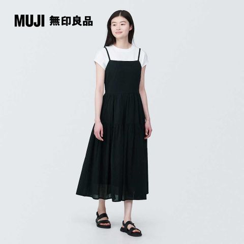 女強撚細肩帶洋裝【MUJI 無印良品】