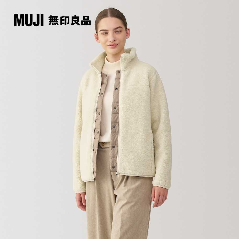 MUJI 無印良品 女絨毛刷毛外套