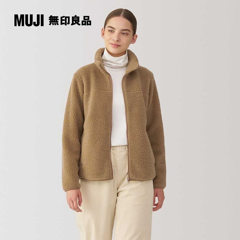 MUJI 無印良品 女絨毛刷毛外套