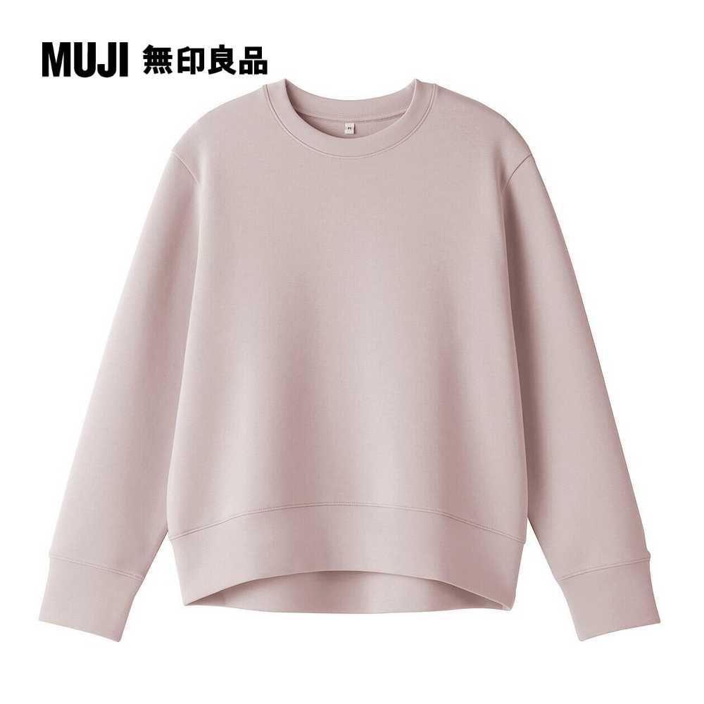 MUJI 無印良品 女二重織裏毛圓領衫
