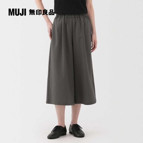 女透氣彈性泡泡紗舒適八分褲
