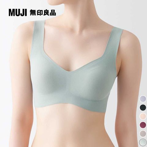 女莫代爾無痕背心式胸罩【MUJI 無印良品】(共6色)