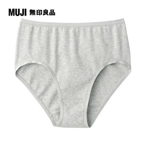 MUJI 無印良品 女有機棉針織無側縫高腰內褲(共6色)