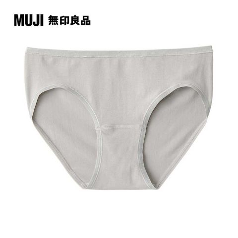 MUJI 無印良品 女彈性低腰短版內褲