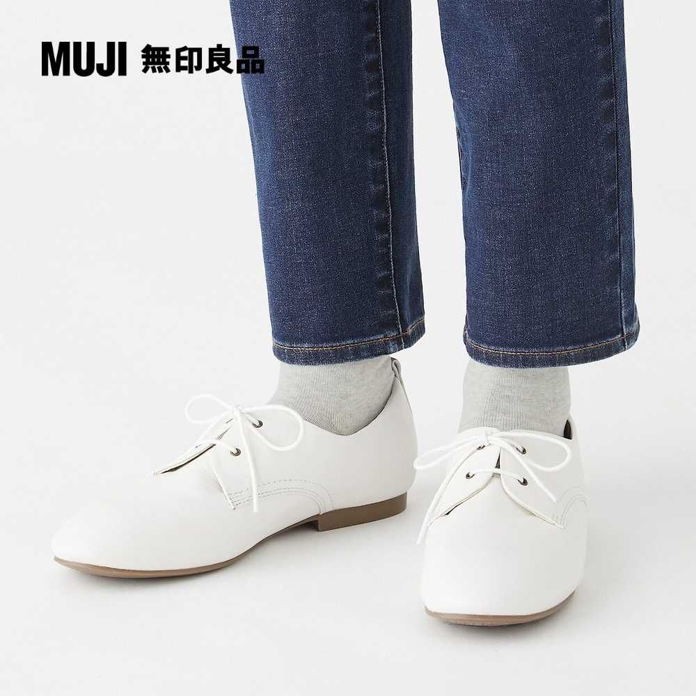 MUJI 無印良品 (多色可選)女棉混足口柔軟舒適直角短襪