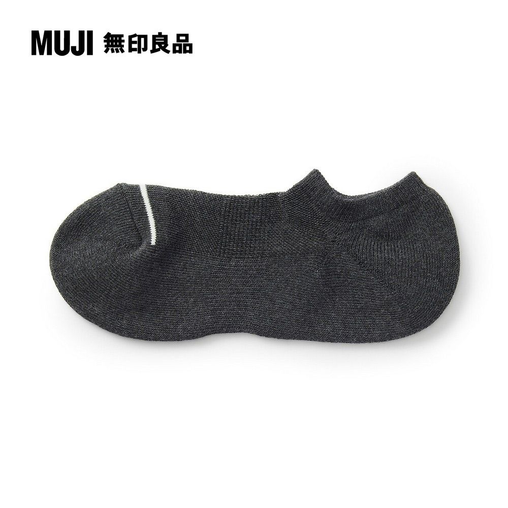 MUJI 無印良品 男棉混足底圈絨厚織淺口直角襪(共3色)