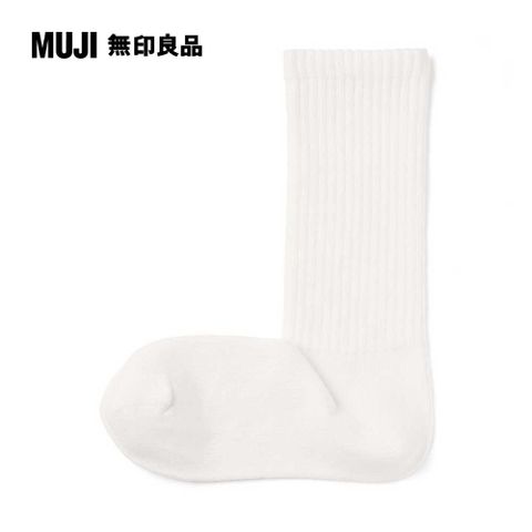 MUJI 無印良品 女足口柔軟舒適粗織直角襪(共6色)