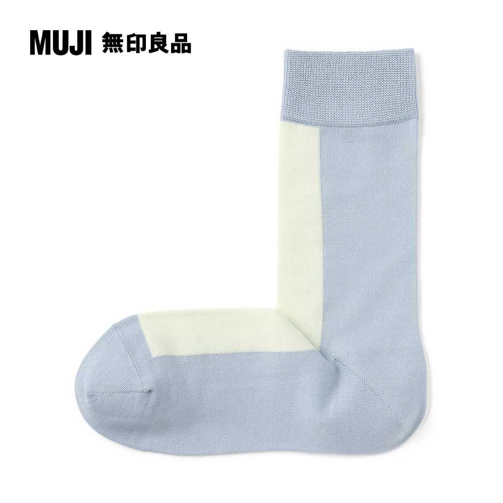 MUJI 無印良品 女光澤感棉線編織直角襪(共5色)