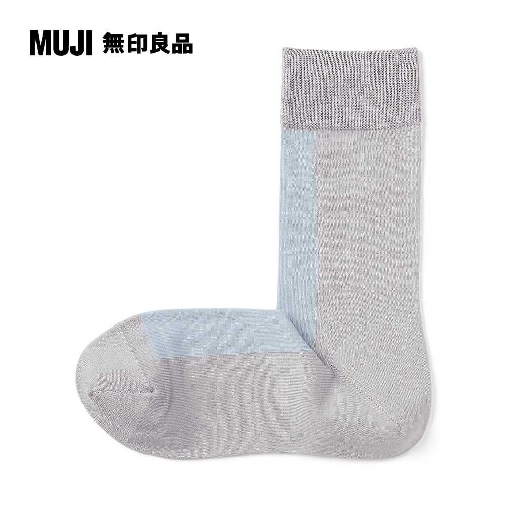 MUJI 無印良品 女光澤感棉線編織直角襪(共5色)