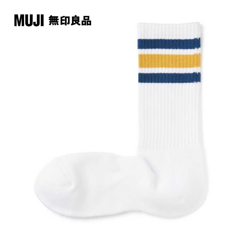 MUJI 無印良品 男棉混足底圈絨厚織直角襪