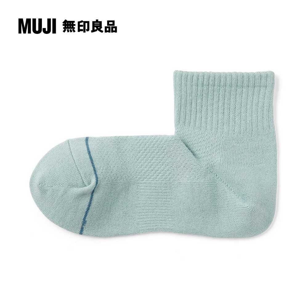 MUJI 無印良品 女清爽舒適棉質直角短襪(共4色)