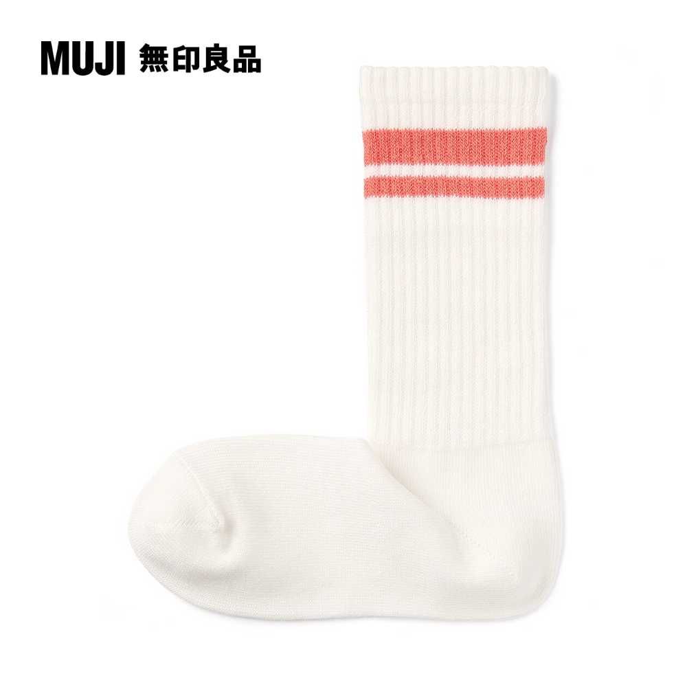 MUJI 無印良品 女棉混足口柔軟粗織直角襪(共4色)