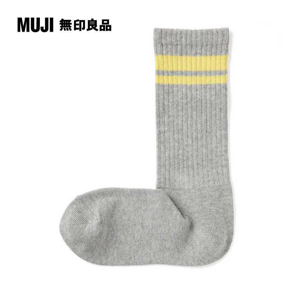 MUJI 無印良品 女棉混足口柔軟粗織直角襪(共4色)