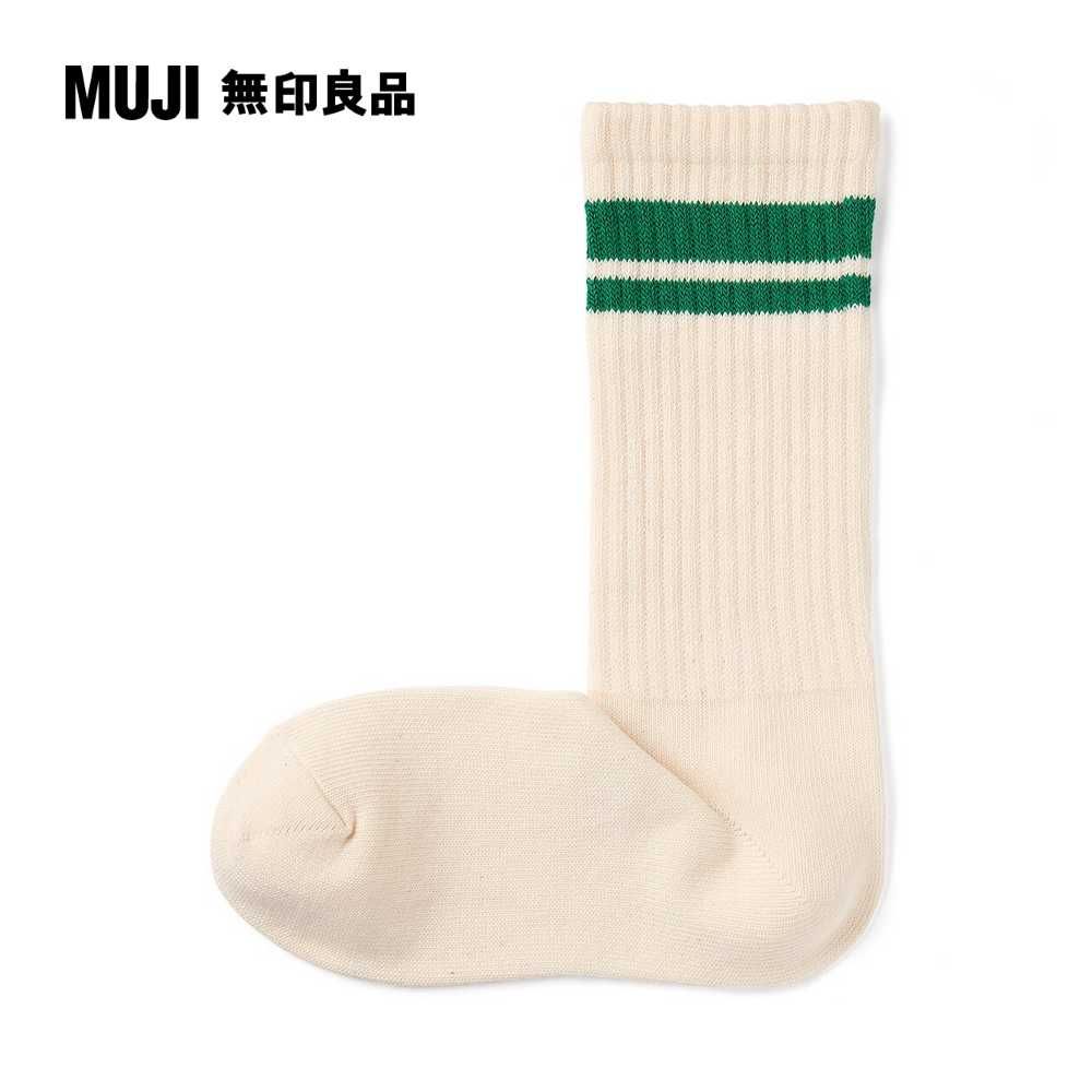 MUJI 無印良品 女棉混足口柔軟粗織直角襪(共4色)