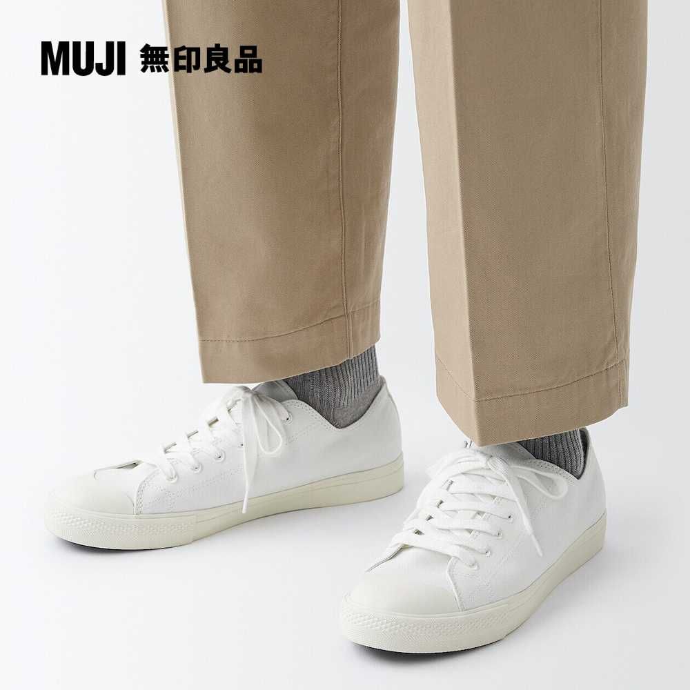 MUJI 無印良品 撥水加工舒適休閒鞋_白色