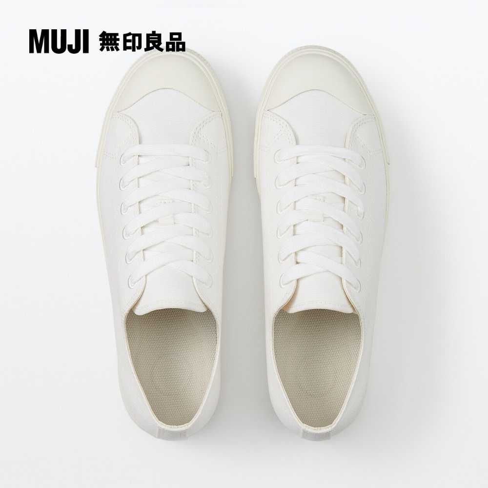 MUJI 無印良品 撥水加工舒適休閒鞋_白色