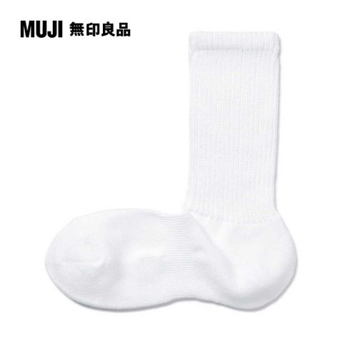 男棉混足底圈絨厚織直角襪