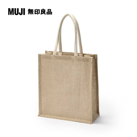 MUJI 無印良品 黃麻購物袋A4縱型_5入組