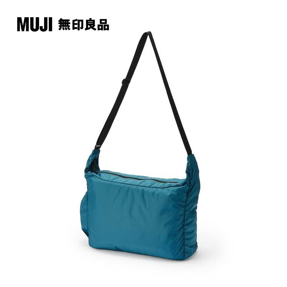 MUJI 無印良品 可折疊撥水加工聚酯纖維肩背包