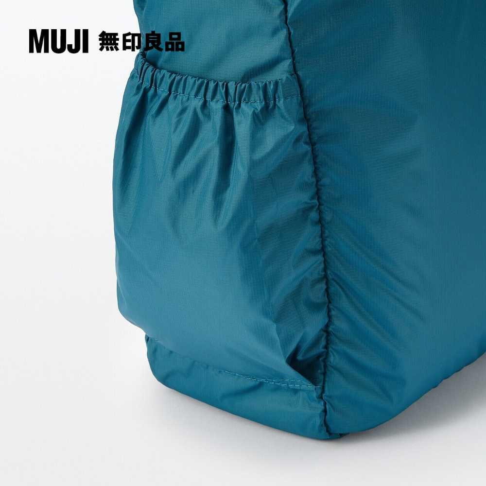 MUJI 無印良品 可折疊撥水加工聚酯纖維肩背包